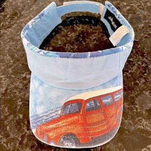 Visor Woodie Station Wagon at Beach by Xhilaration Sz OS Unisex